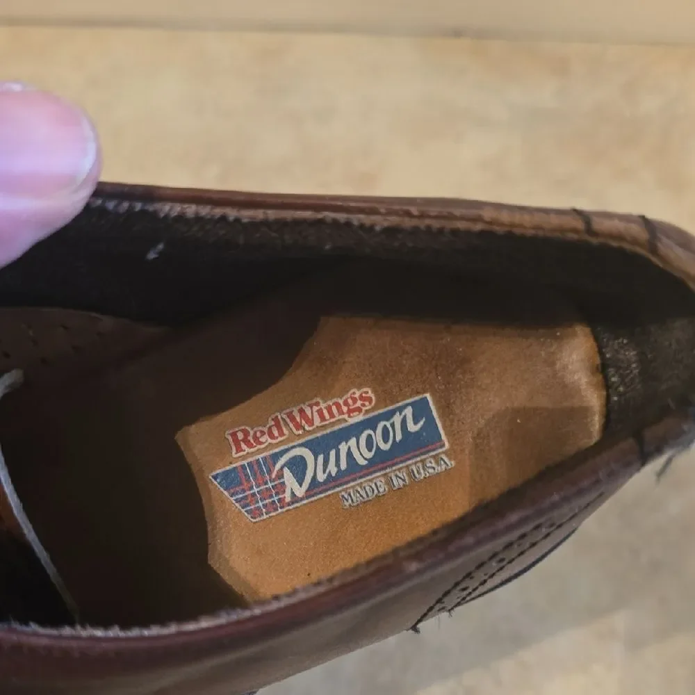 Red Wing Shoes Rich Brown Leather Derbys